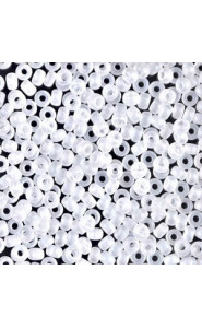Miyuki rocailles Perlen 8/0 - Matted crystal ab 8-131FR
